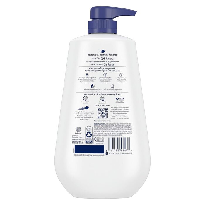 Dove Body Wash with Pump Deep Moisture For Dry Skin - Image 2